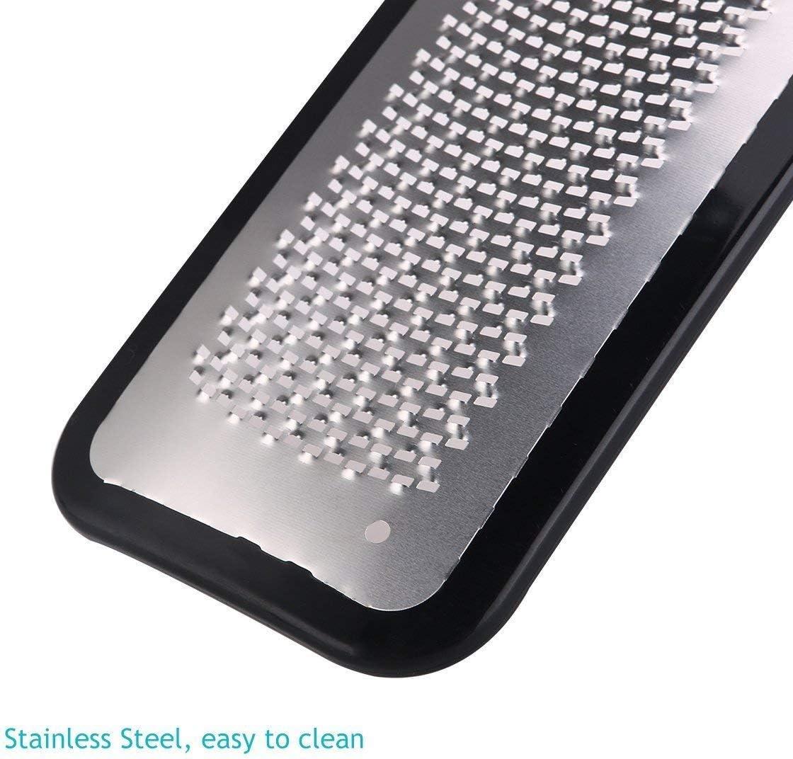 imageAngel Kiss Colossal Foot File Scraper Pedicure File Premium Stainless Steel Foot Rasp Dead Skin Callus Remover for Feet Gentle Foot Scrubber Pedicure Tools for SalonQuality Foot Care BlackBlack Foot File