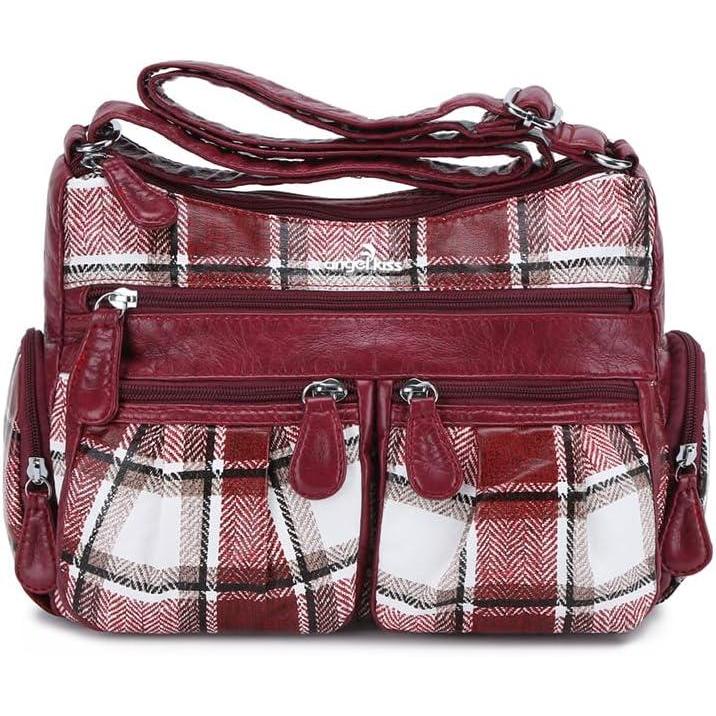 imageAngel Kiss Crossbody Bags for Women Ladies Shoulder Handbags and Purses Medium Faux Leather Pocketbooks23redRed