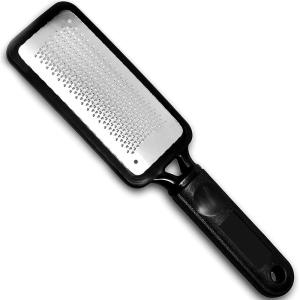Angel Kiss Colossal Foot File Scraper Pedicure File – Premium Stainless Steel Foot Rasp, Dead Skin Callus Remover for Feet, Gentle Foot Scrubber, Pedicure Tools for Salon-Quality Foot Care – Black(Black Foot File)