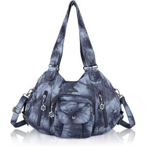 Angel Kiss Purses and Handbags for Women Large Tote Bag Soft PU Leather Multi-Pocket Hobo Shoulder Bags