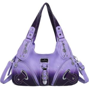 Angelkiss Hobo Purses and handbags for Women Satchel Handbag Women Purses Large Daily Shoulder Bags(Z3-pueple)