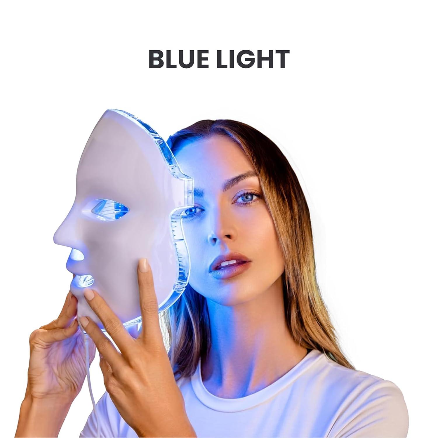 imageAngel Kiss Light Beauty Mask Led Face Mask Light Therapy Red Light Therapy Mask for Face LED Facial Skin Care MaskWhite
