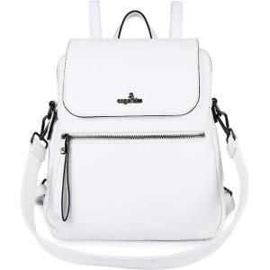 Angel Kiss Backpack Purse for Women Casual Fashion Vegan Leather Shoulder Bag Ladies Zipper Magnetic Flap Backpack