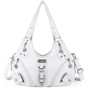 Angelkiss Hobo Purses and handbags for Women Satchel Handbag Women Purses Large Daily Shoulder Bags | Purses, handbags, Handbag, Women Purses, Large, Daily(White)