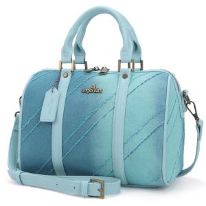 Angel Kiss Women Satchel Purses and Handbags Vegan Leather Boston Barrel Bag Top Handle Shoulder Purse with Crossbody Strap | Vegan Leather, Top Handle, Crossbody Strap(Light Blue)