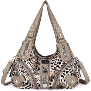 Angelkiss Hobo Purses and handbags for Women Satchel Handbag Women Purses Large Daily Shoulder Bags | Purses, handbags, Handbag, Women Purses, Large, Daily(Brown/Beige)