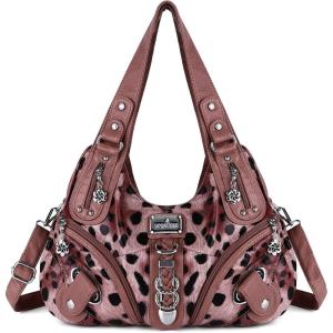 Angelkiss Hobo Purses and handbags for Women Satchel Handbag Women Purses Large Daily Shoulder Bags | Purses, handbags, Handbag, Women Purses, Large, Daily(Leopard Pink)