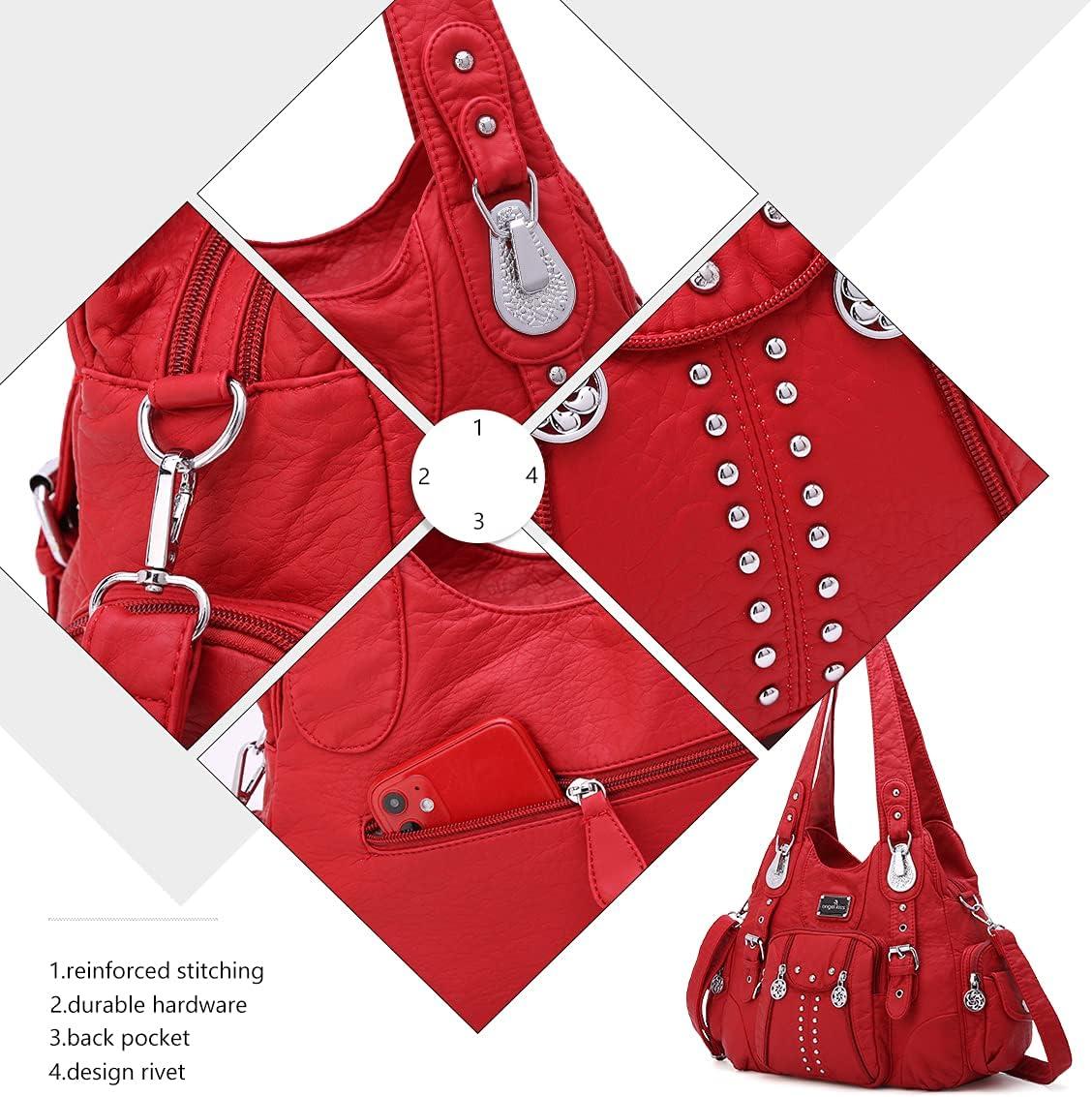 imageAngel Kiss Purses for Women Soft PU Leather Large Hobo Bags for Women Shoulder Bag Soft PU Leather Large Soft PU Leather Large8521135redus