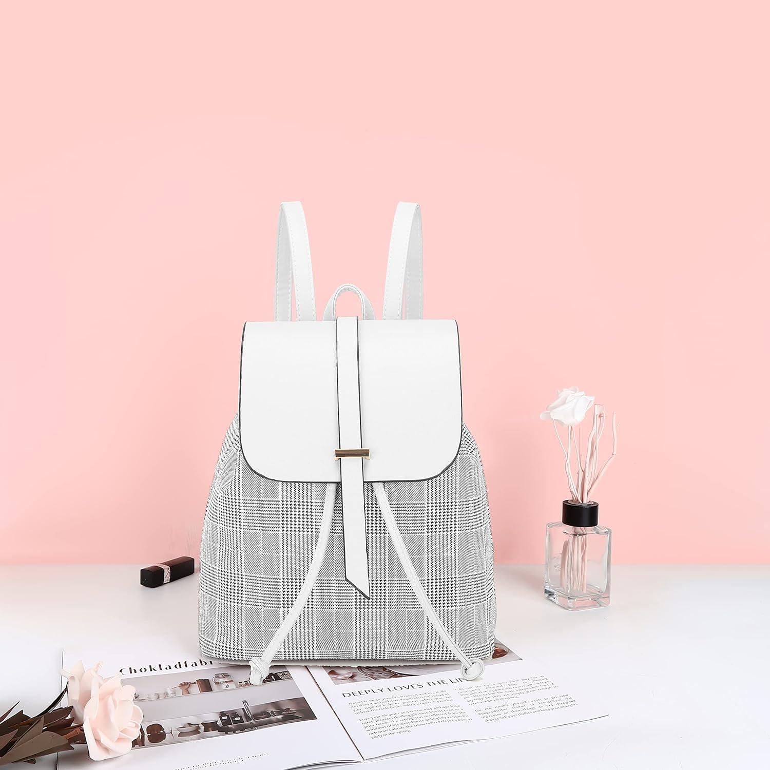 imageWomen Backpack Purse Water resistant Nylon Antitheft Rucksack Lightweight Shoulder Bag