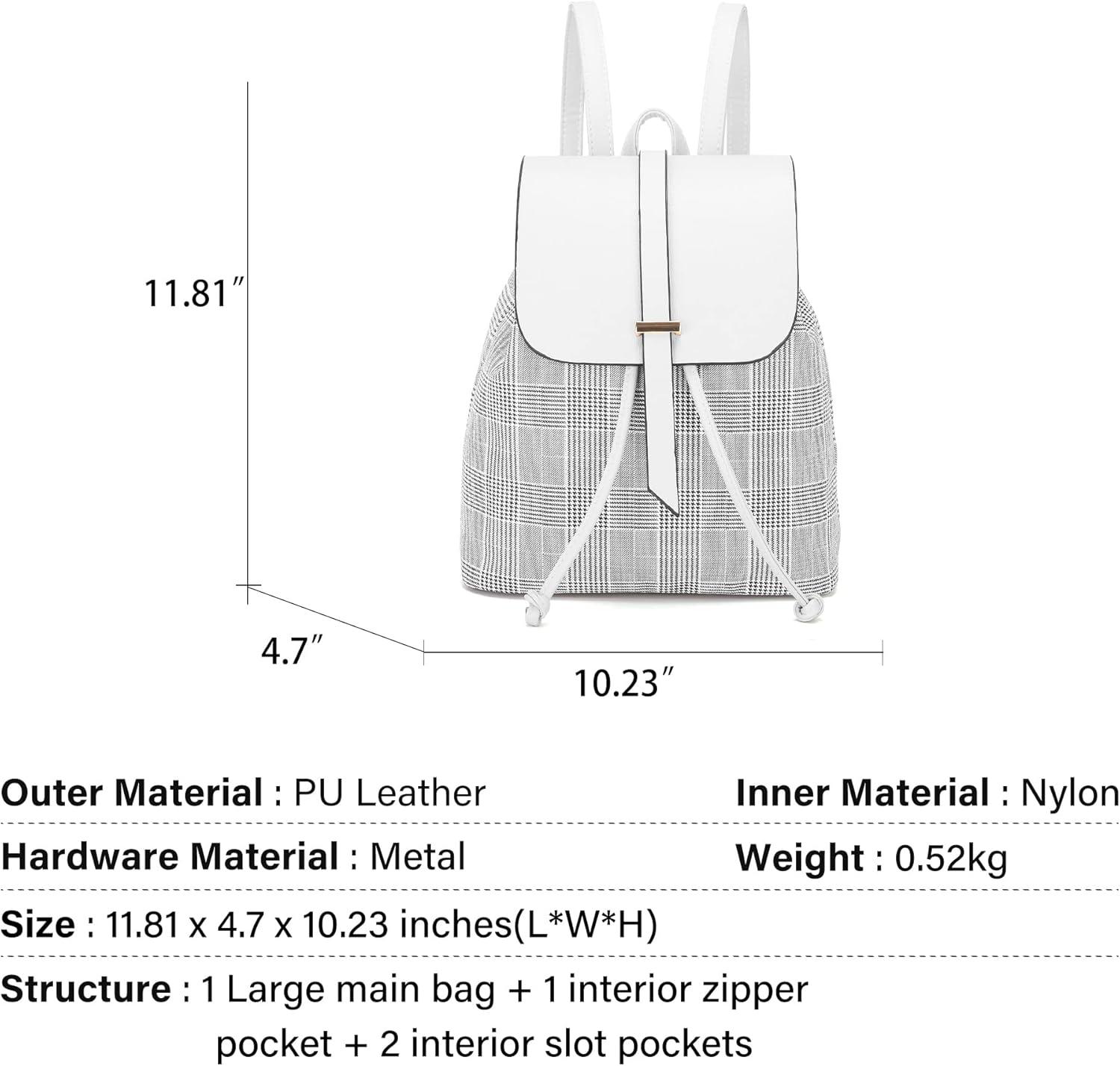 imageWomen Backpack Purse Water resistant Nylon Antitheft Rucksack Lightweight Shoulder Bag