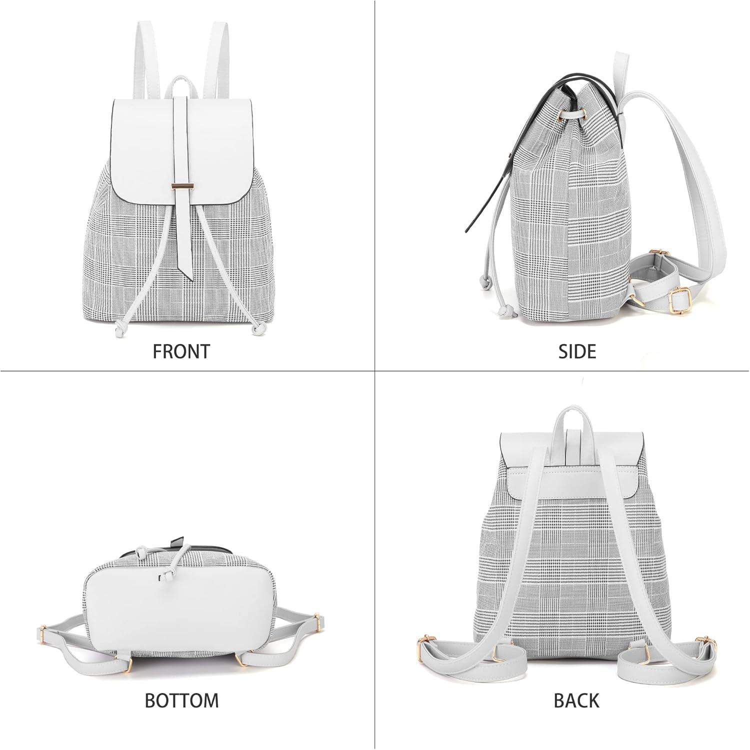imageWomen Backpack Purse Water resistant Nylon Antitheft Rucksack Lightweight Shoulder Bag