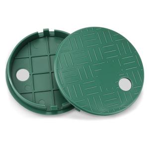 2 Pcs Sprinkler Valve Cover, 5.5″ ID x 6″ OD, Round Sprinkler Irrigation Valve Box Lid for Outdoor Garden, Lawn, and Yard Sprinkler Systems