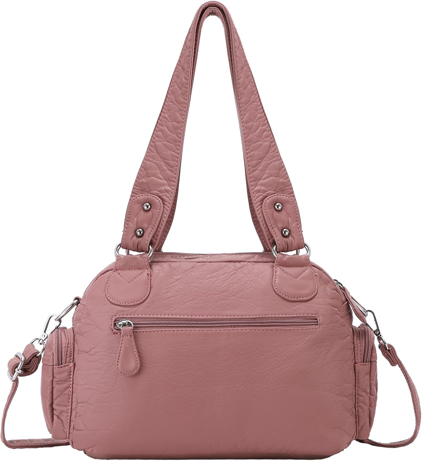 image:imageAngel Kiss Small Purse Handbag for Women Crossbody and Shoulder Bags Multipocket Soft Hobo Purses10pink