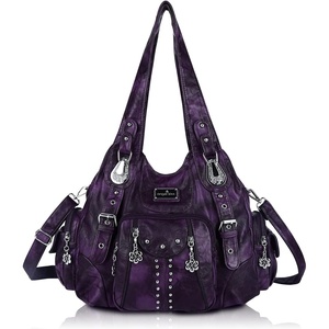Angel Kiss Purses for Women Soft PU Leather Large Hobo Bags for Women Shoulder Bag | Soft(Purple-5)