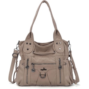 Angel Kiss Hobo Bags for Women Fashion Shoulder Bag Ladies Purses and Handbags Roomy Tote Bags Purse with Crossbody Strap(Apricot)