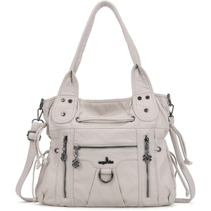 Angel Kiss Hobo Bags for Women Fashion Shoulder Bag Ladies Purses and Handbags Roomy Tote Bags Purse with Crossbody Strap(Beige)