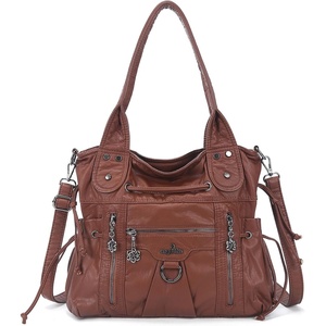 Angel Kiss Hobo Bags for Women Fashion Shoulder Bag Ladies Purses and Handbags Roomy Tote Bags Purse with Crossbody Strap(Brown)