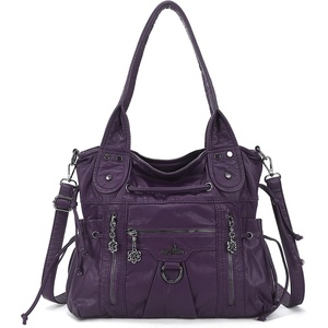 Angel Kiss Hobo Bags for Women Fashion Shoulder Bag Ladies Purses and Handbags Roomy Tote Bags Purse with Crossbody Strap(Purple)